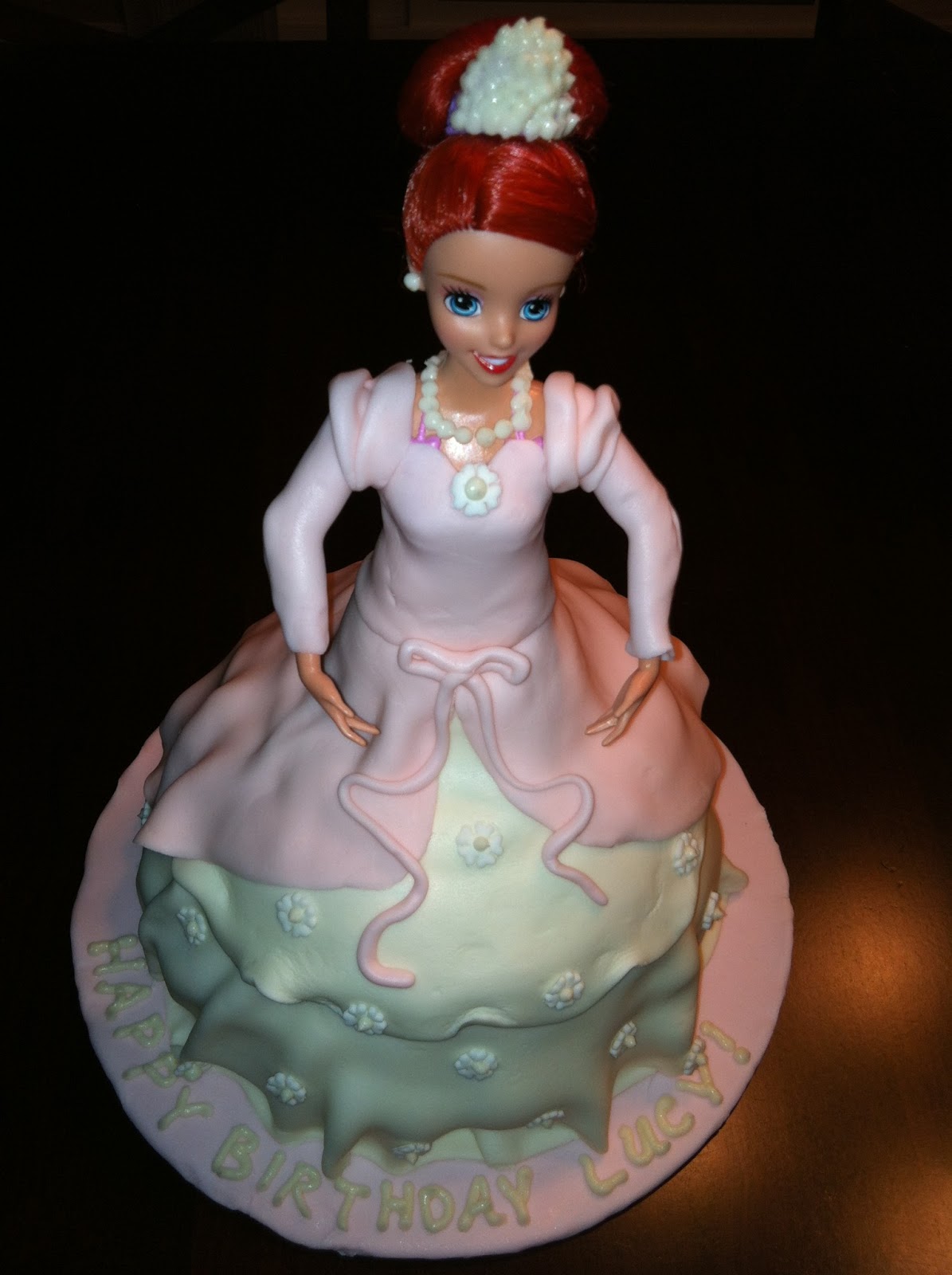 Princess Ariel Birthday Cake