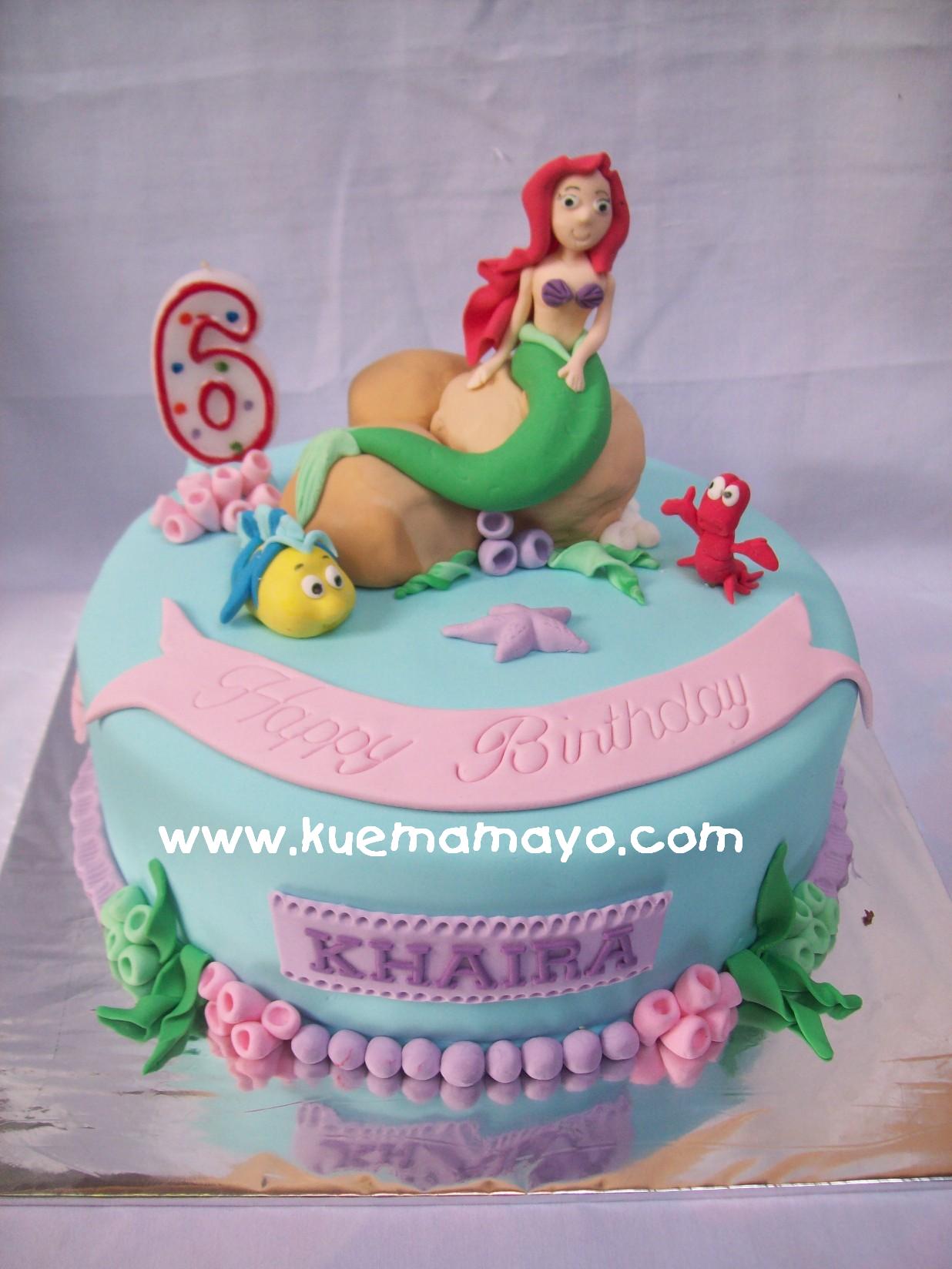 Princess Ariel Birthday Cake