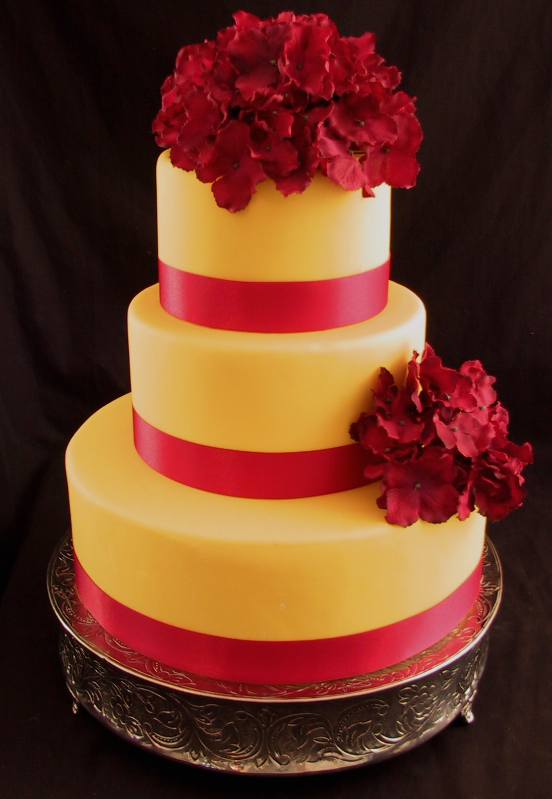 10 Red And Yellow Wedding Cupcakes Photo Yellow And Blue Cupcake