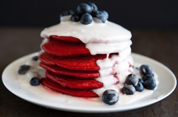 Red Velvet Pancakes Recipe