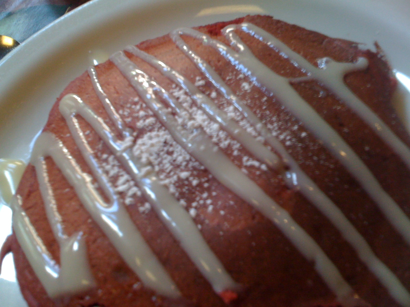 5 Photos of Cinnamon's Red Velvet Pancakes