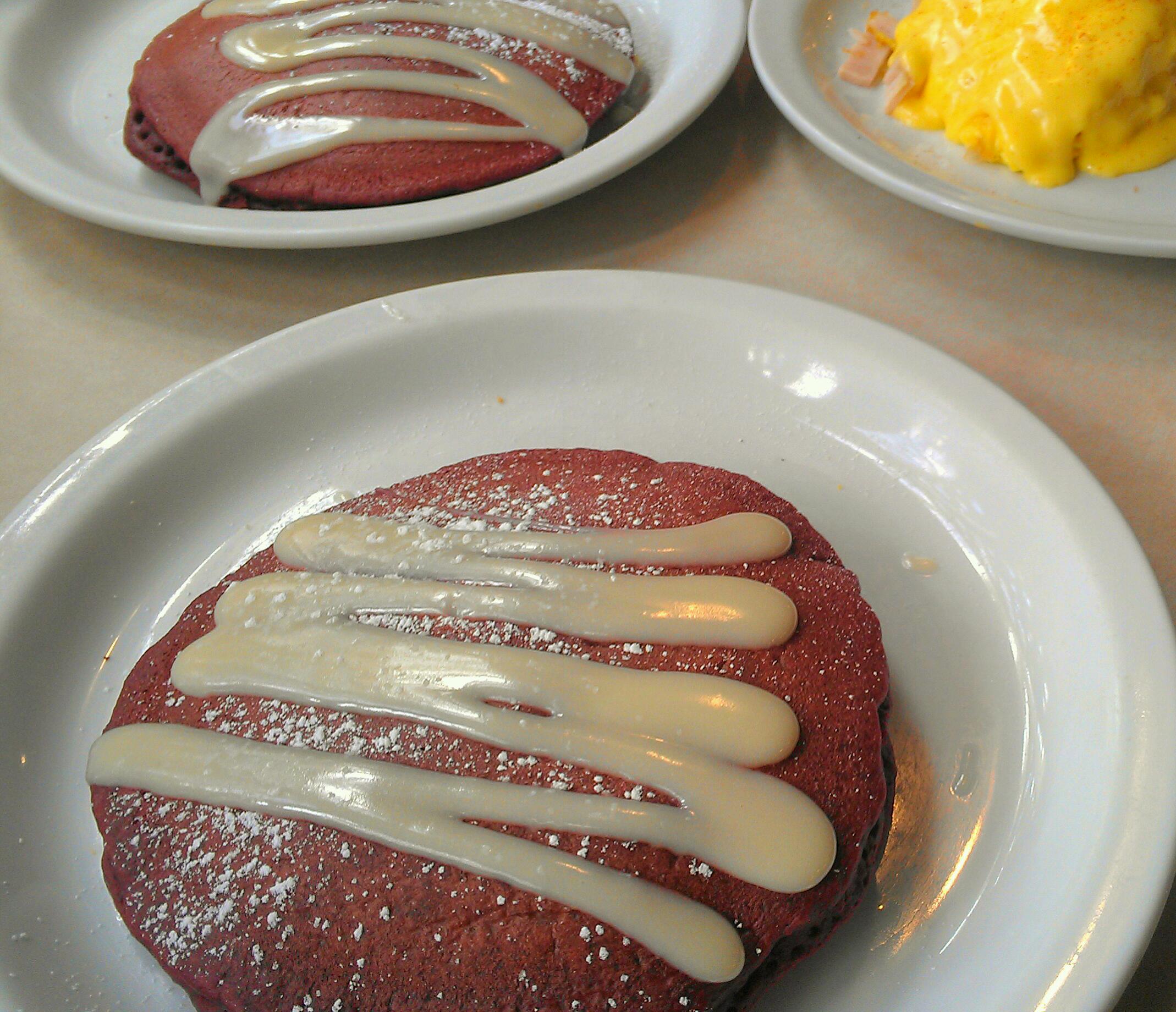 Red Velvet Pancakes