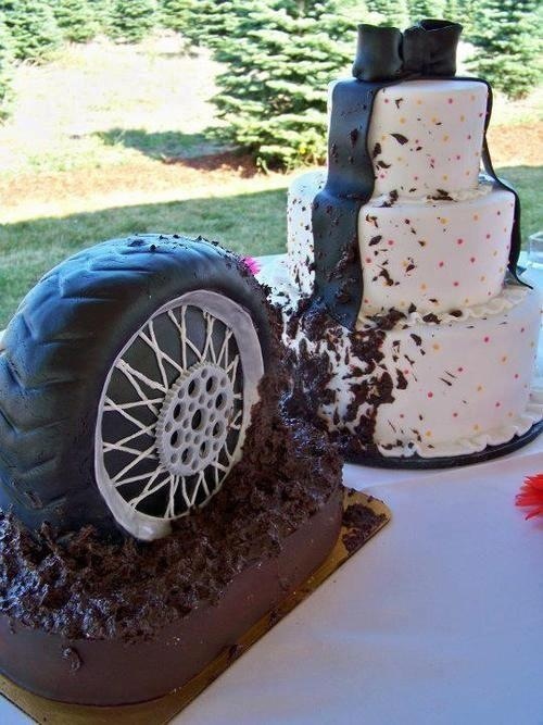 Redneck Wedding Cake