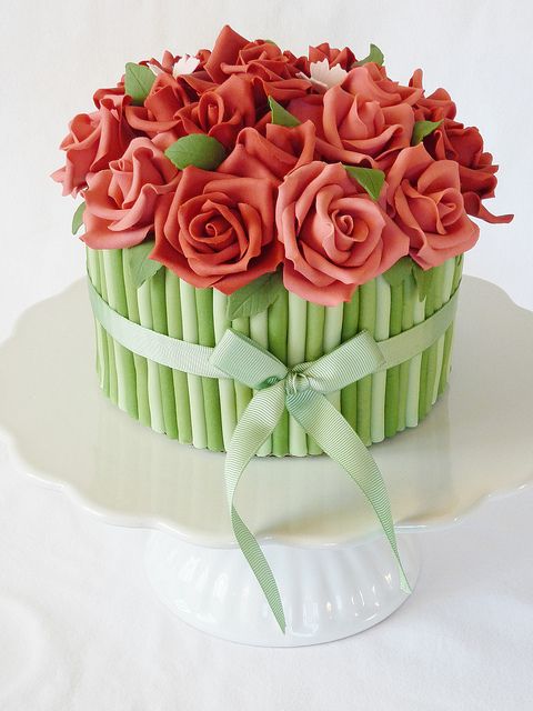 Rose Bouquet Cake