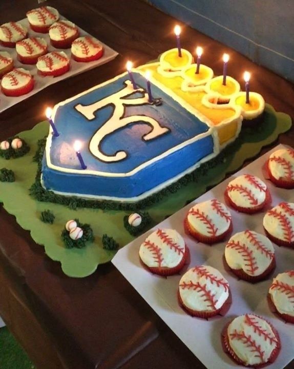 Royals Baseball Birthday Cake