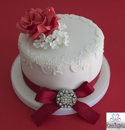 Ruby Wedding Anniversary Cakes Ideas