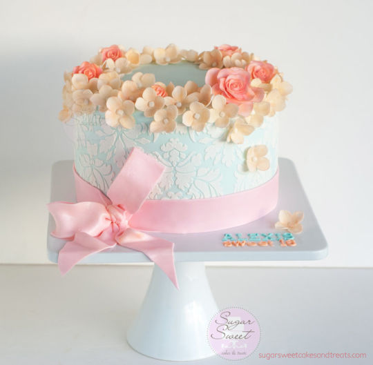 10 Photos of Shabby Chic Decorated Cakes