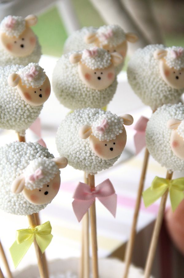 Sheep Cake Pops