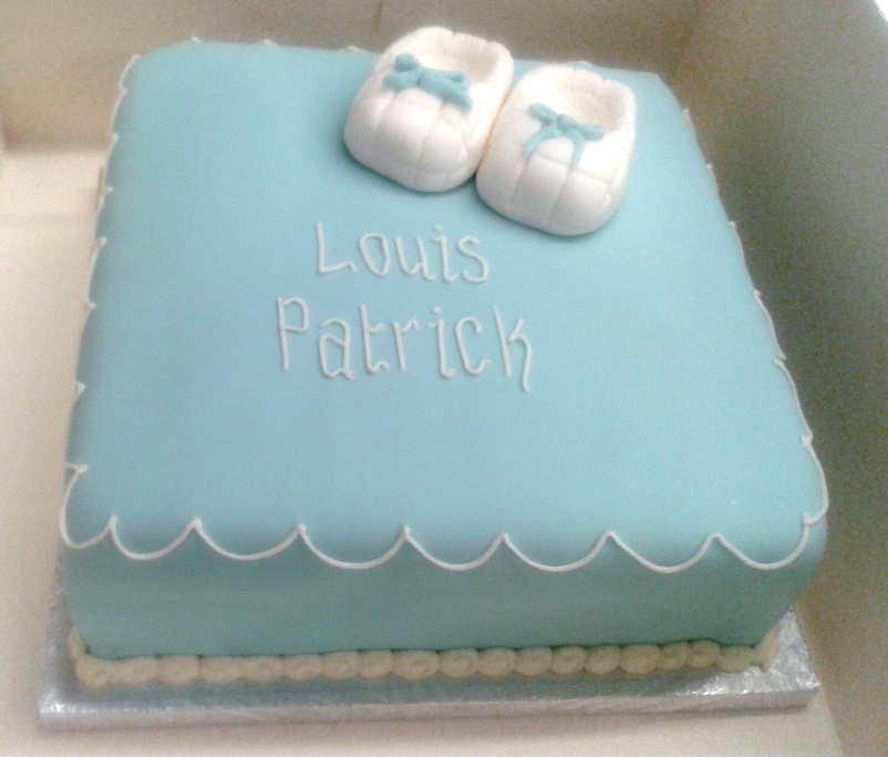 9 Photos of Simple Christening Cakes