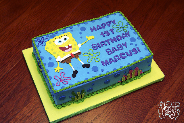 Spongebob Birthday Cake