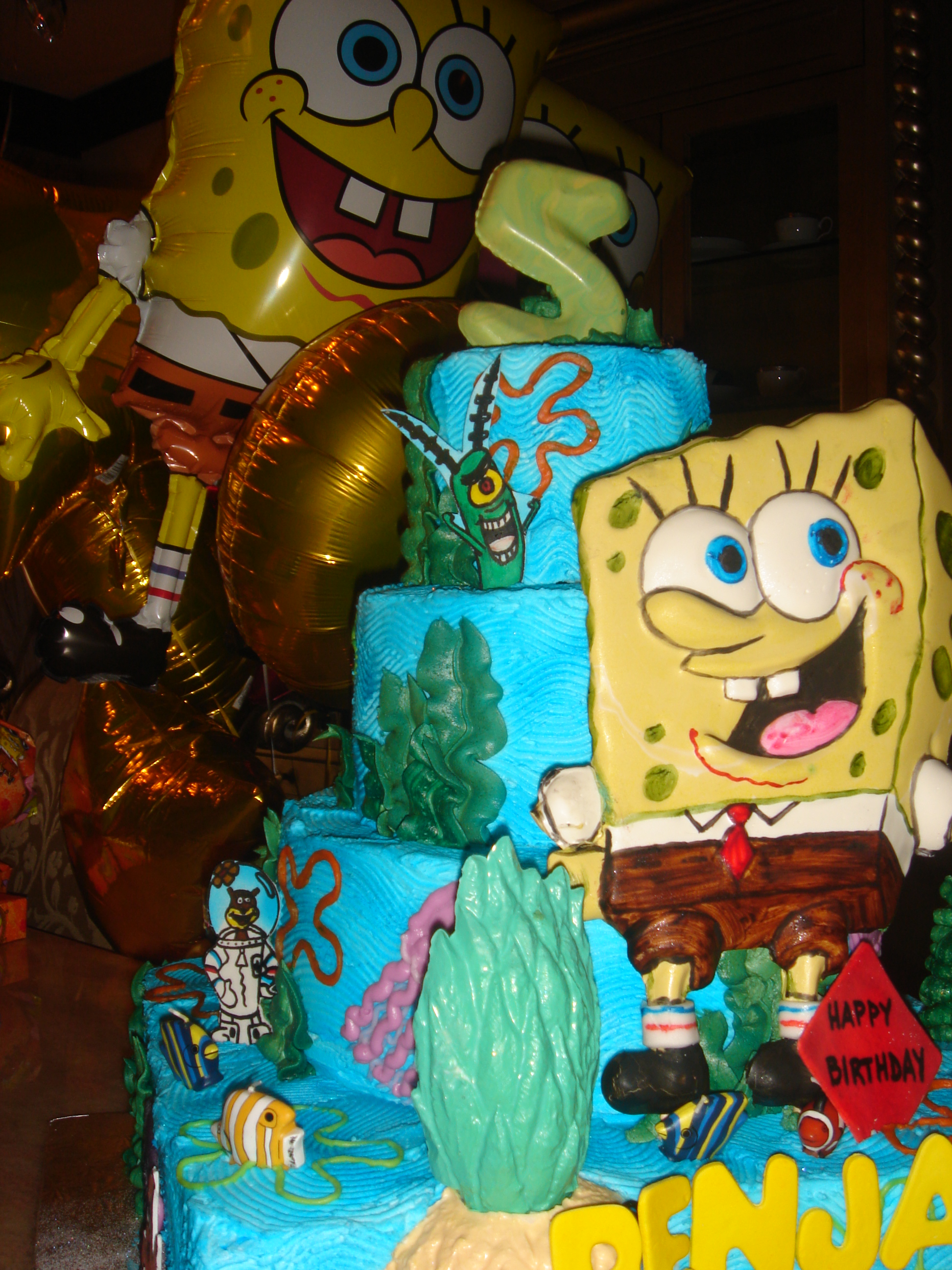 Spongebob Birthday Cake