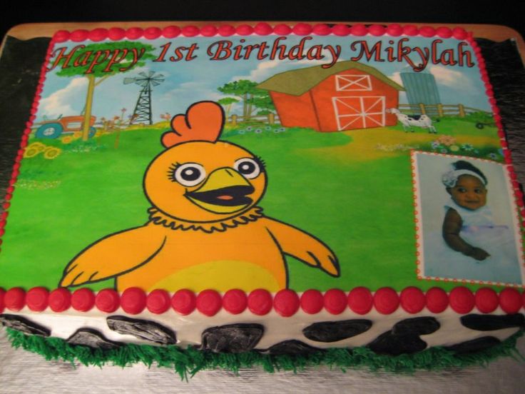 Sprout Chica Birthday Cake