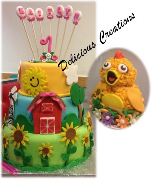 Sprout Chica Birthday Cake