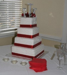 Square Wedding Cake