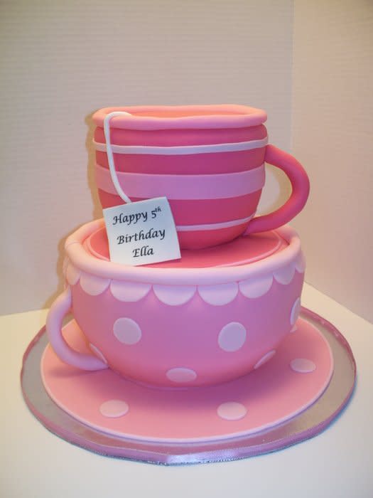 Tea Cup Birthday Cake