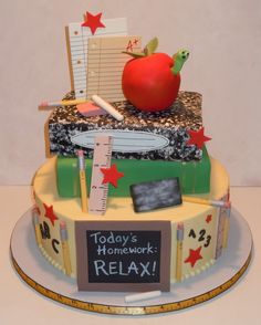 Teacher Retirement Cake Ideas