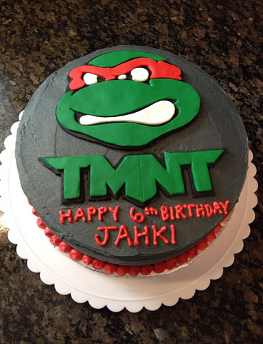 Teenage Mutant Ninja Turtles Birthday Cake