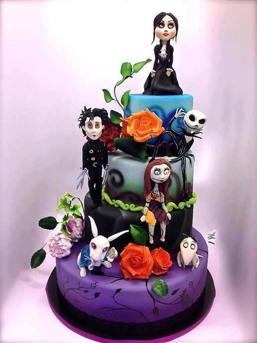 Tim Burton Birthday Cake