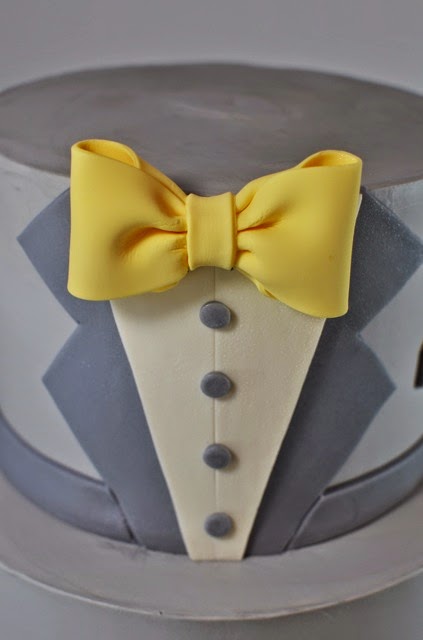 Tuxedo with Bow Tie Cake