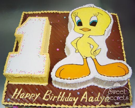 Tweety Bird Birthday Cake