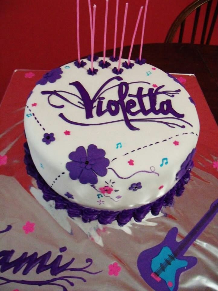 Violetta Birthday Cake