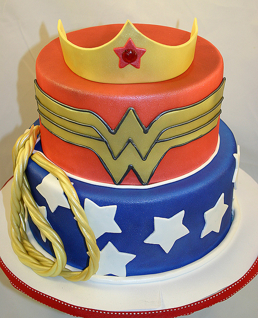 Wonder Woman Birthday Cake