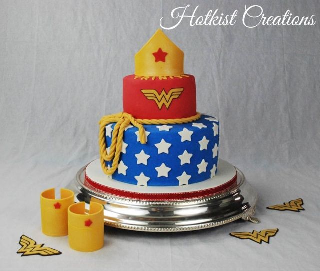 Wonder Woman Birthday Cake