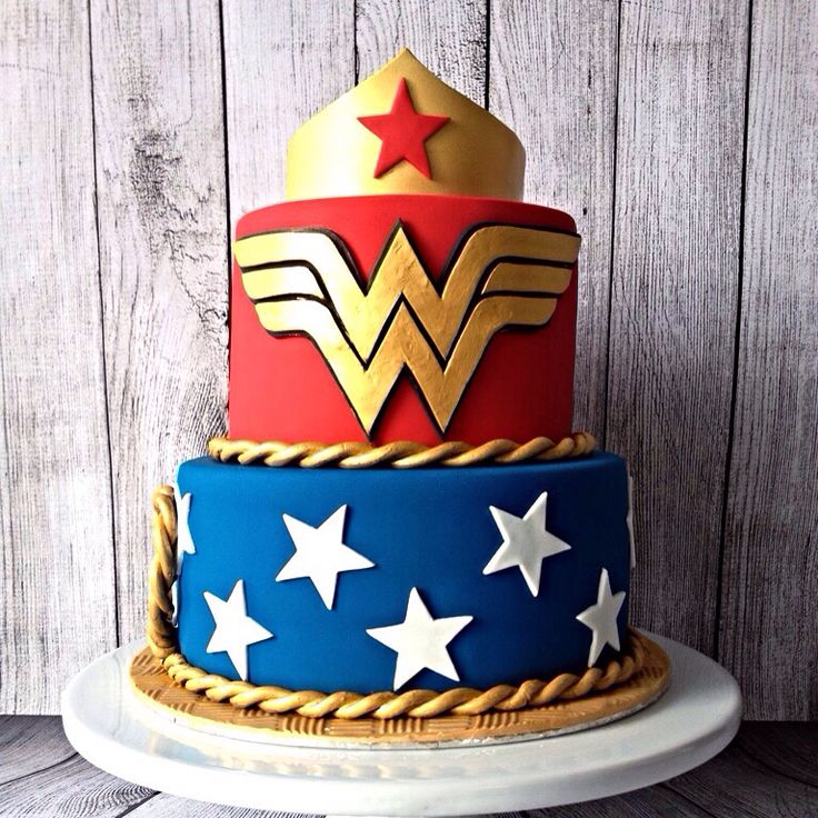 Wonder Woman Birthday Cake