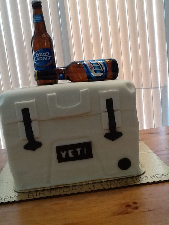 Yeti Cooler Cake