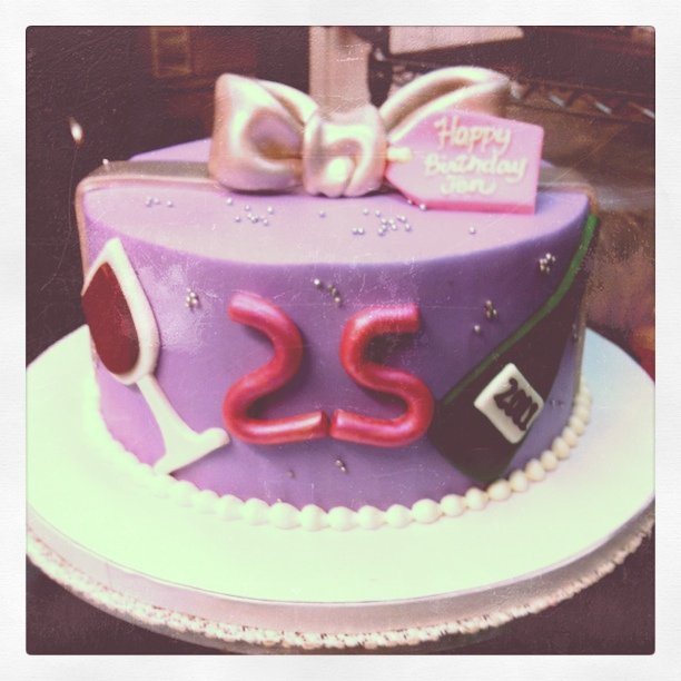 25th Birthday Cake