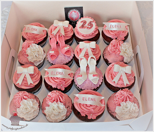 25th Birthday Cupcake Cakes for Women