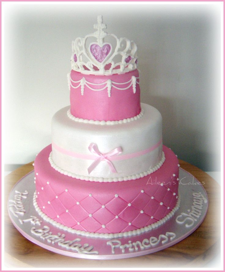 3 Tier Princess Birthday Cake