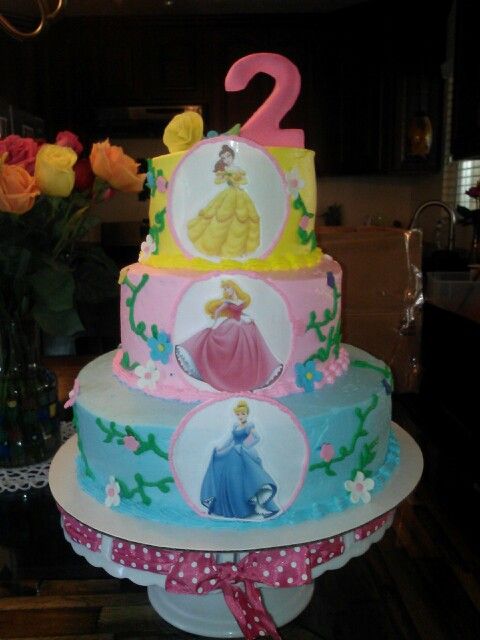 3 Tier Princess Cake