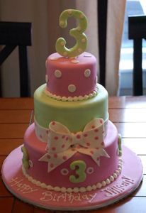 3 Year Old Girl Birthday Cake