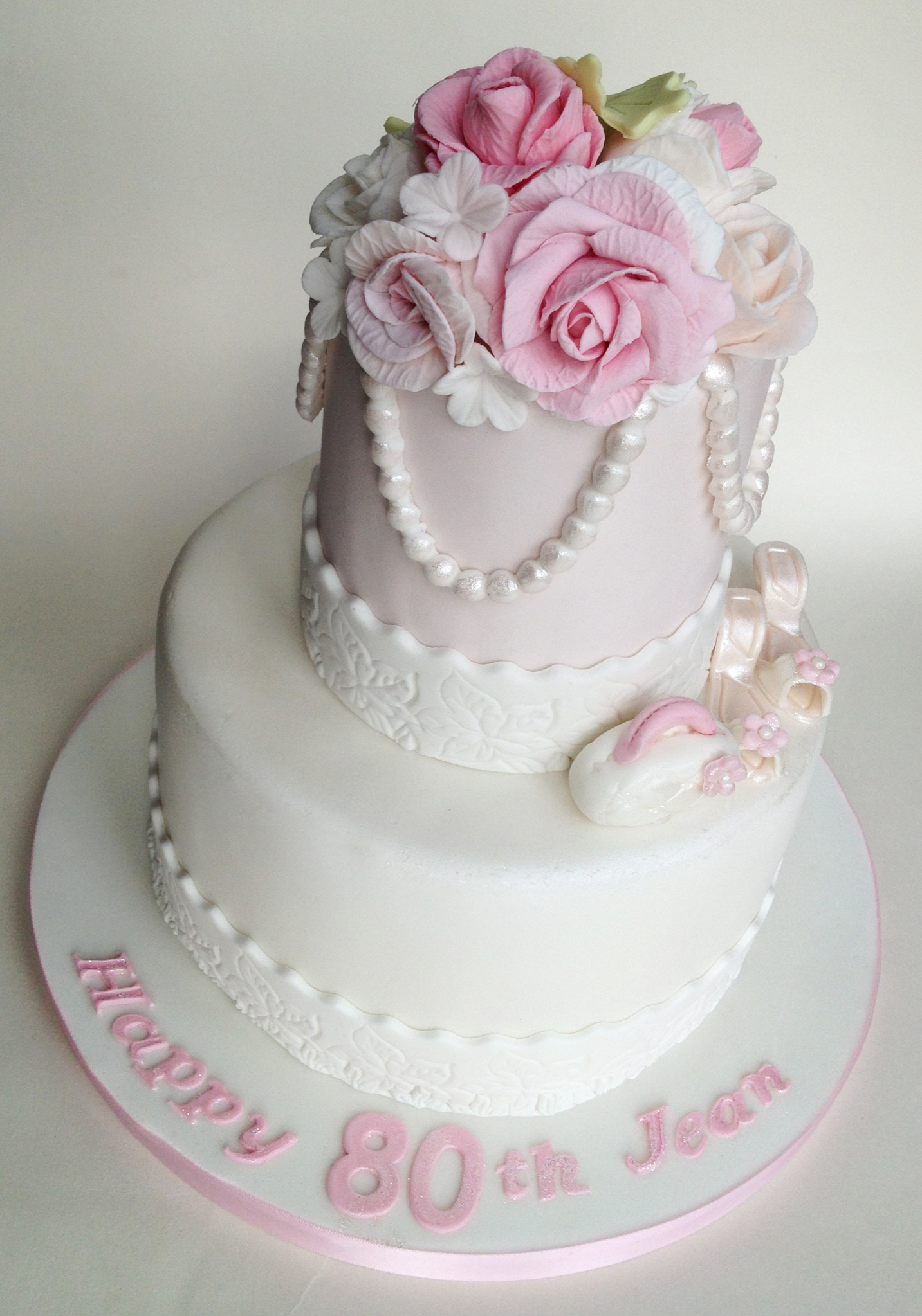 10 Photos of Two Tier Birthday Cakes Women