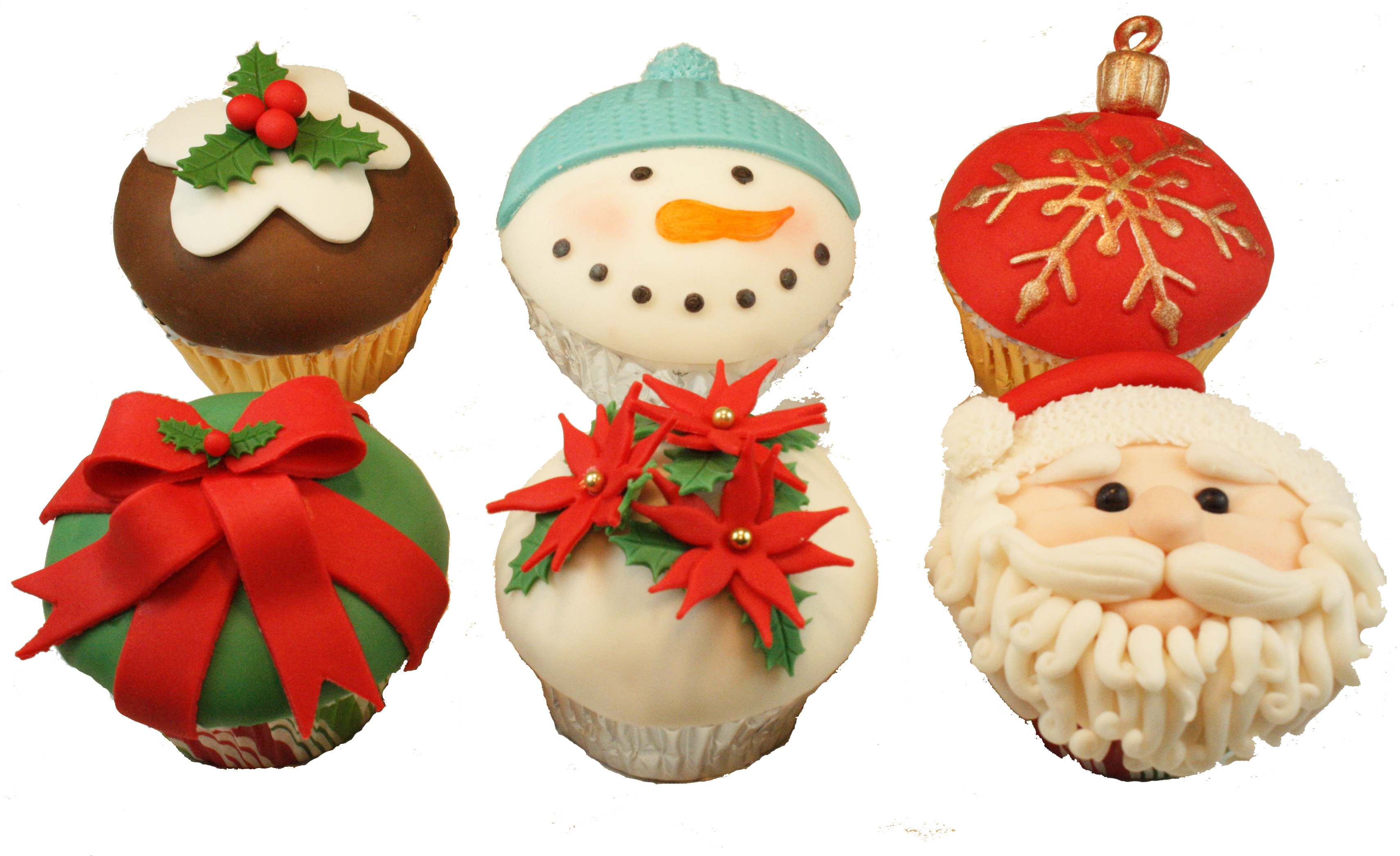 Adult Christmas Cupcakes