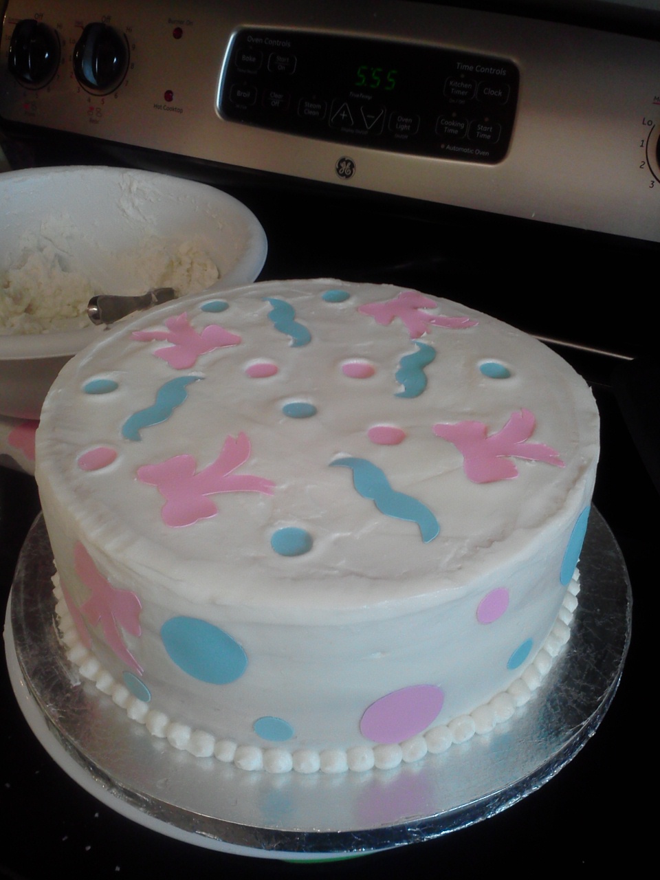 Baby Gender Reveal Cake Idea