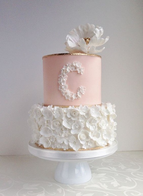 6 Photos of Elegant Christening Cakes For Girls