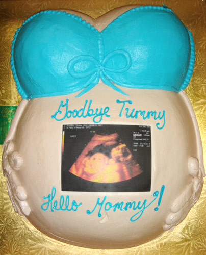 Baby Shower Cake Pregnant Woman