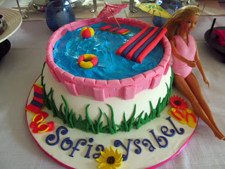 Barbie Pool Party Cake