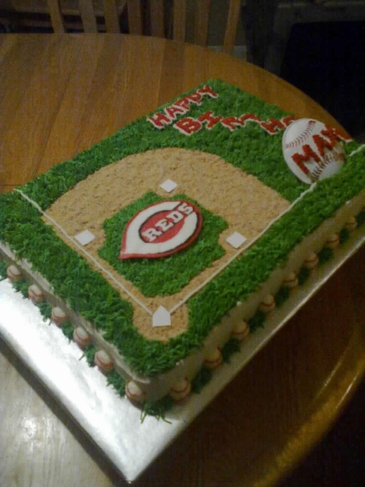 Baseball Sheet Cake