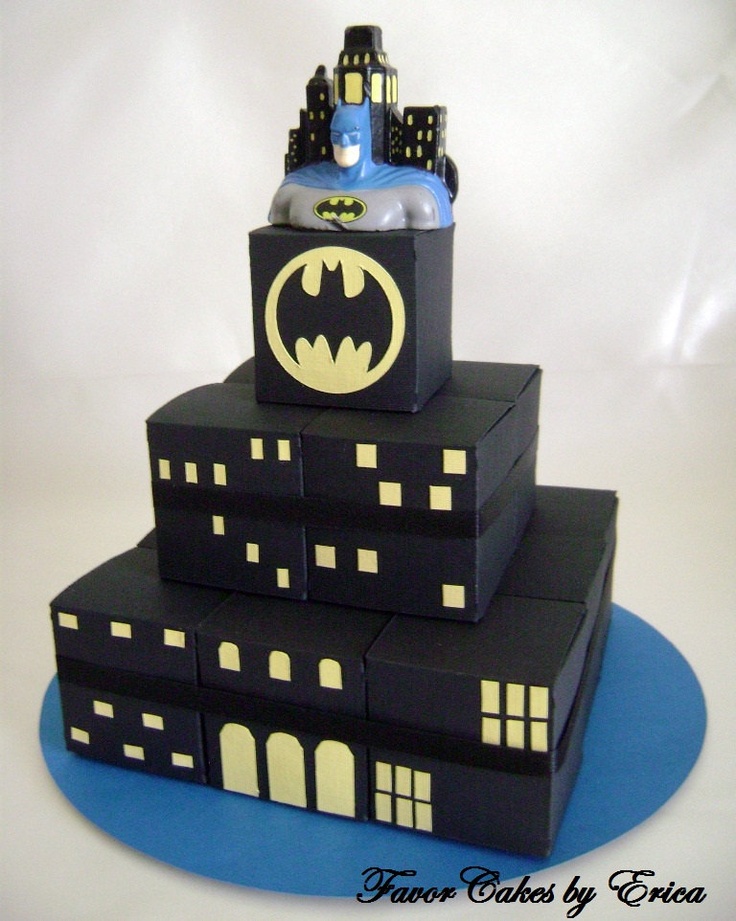 Batman Cupcake Cake Ideas