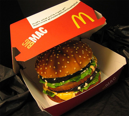 Big Mac Birthday Cake