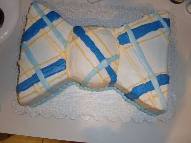 Bow Tie Grooms Cake