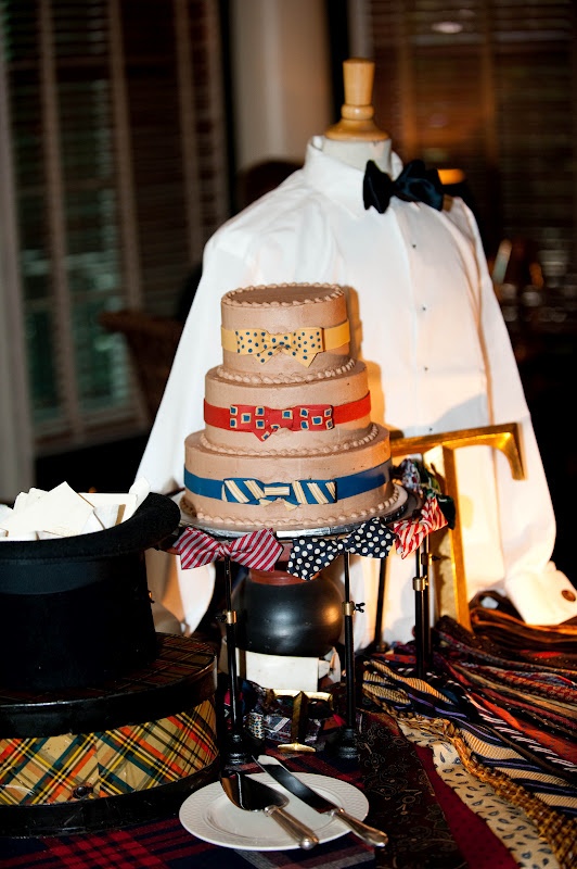 Bow Tie Grooms Cake