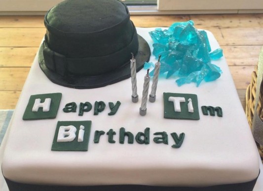 Breaking Bad Birthday Cake