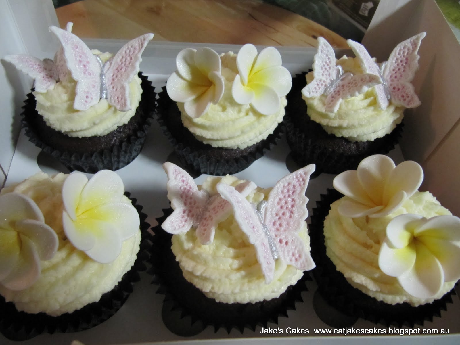 Butterfly Cake with Cupcakes