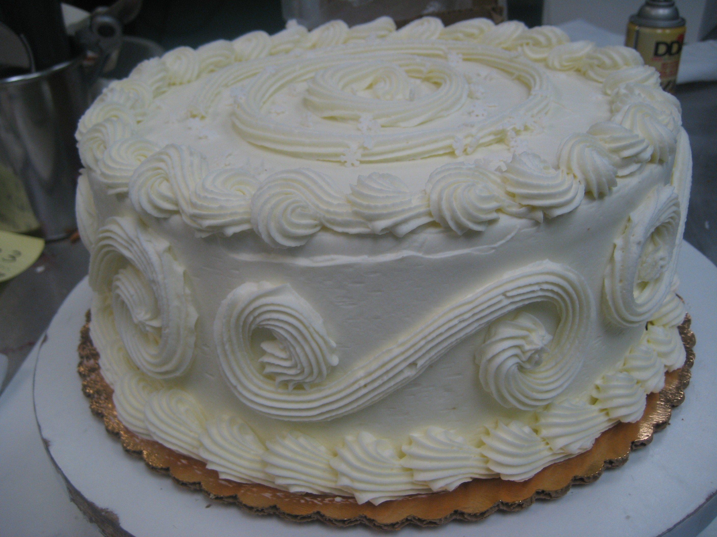 Cake with Whipped Cream