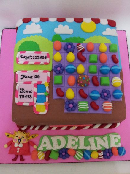 Candy Crush Cake