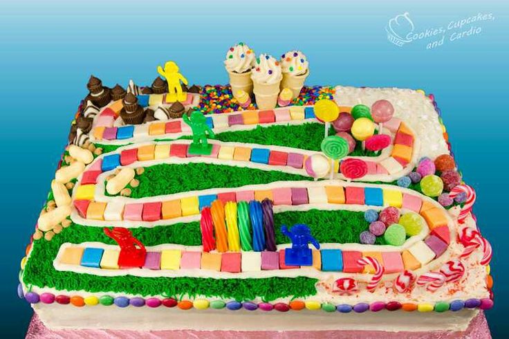 Candy Land Cake and Cupcakes Cookies Cardio